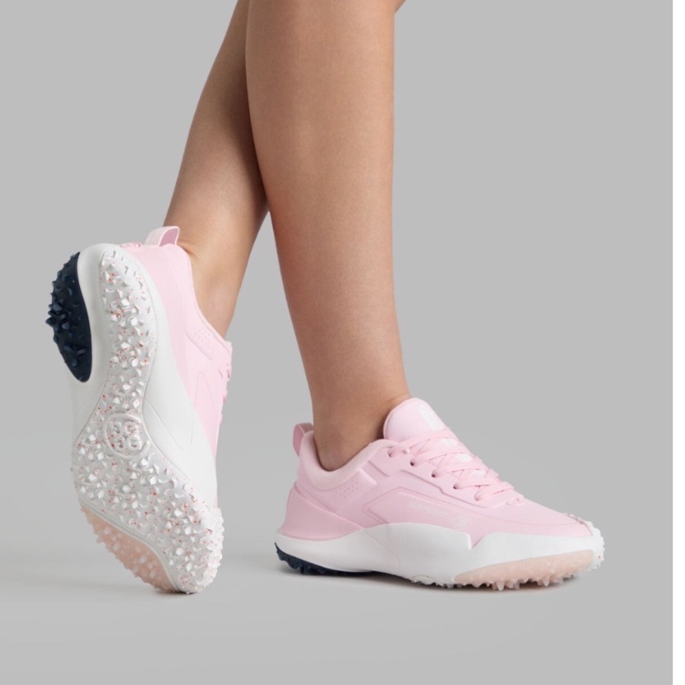 G/Fore G/18 Women's Pink Waterproof TPU Spikeless Golf Shoes New!